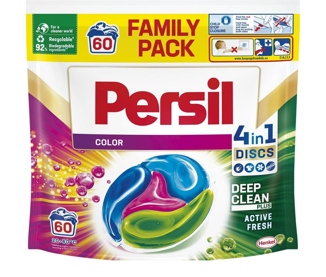 Капсулы для стирки Persil Power Caps Color для цветных вещей, 60шт/уп. Persil - фото 1