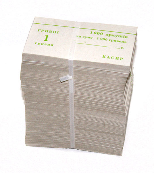 Накладка на 1 грн. 118х63мм., 1000шт/уп. Україна - фото 1