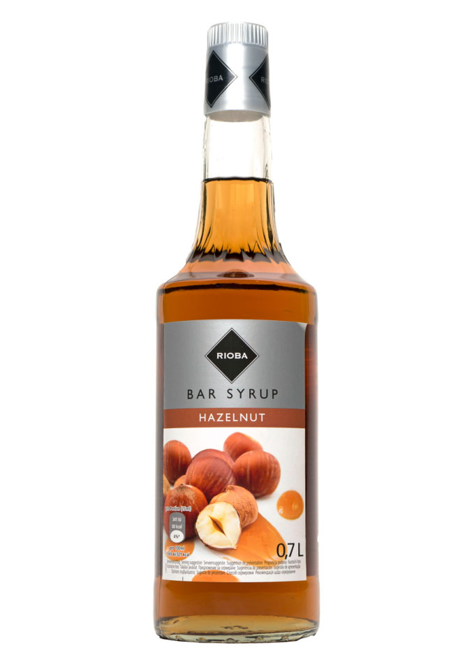 Сироп десертний 0,7л., зі смаком лісового горіха Rioba - фото 1