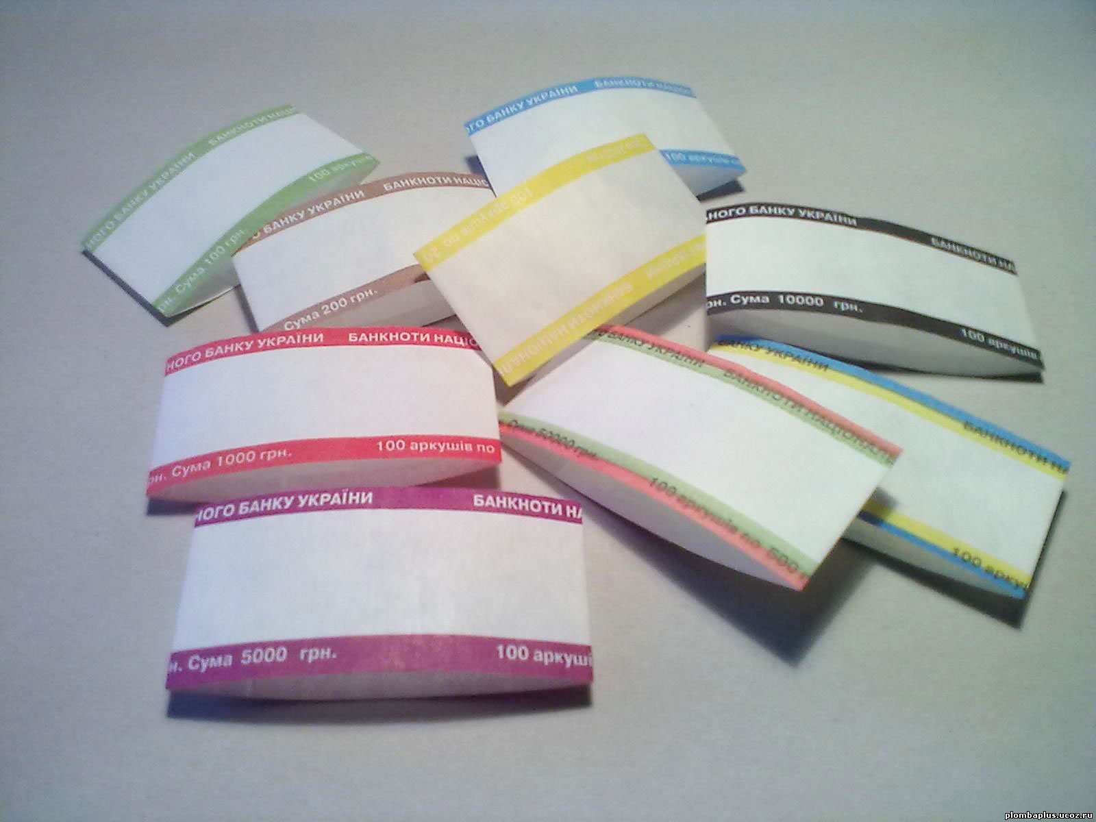 Кольцо бандерольное на 1000грн., 500шт./уп. Украина - фото 1