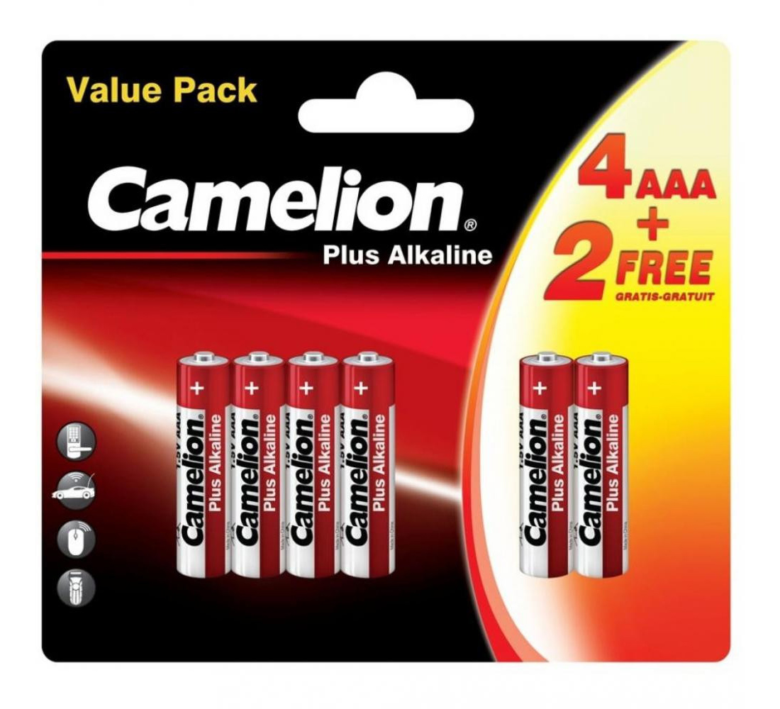 Батарейка LR3 (ААА) Camelion Plus Alkaline, 6шт/уп. Camelion - фото 1