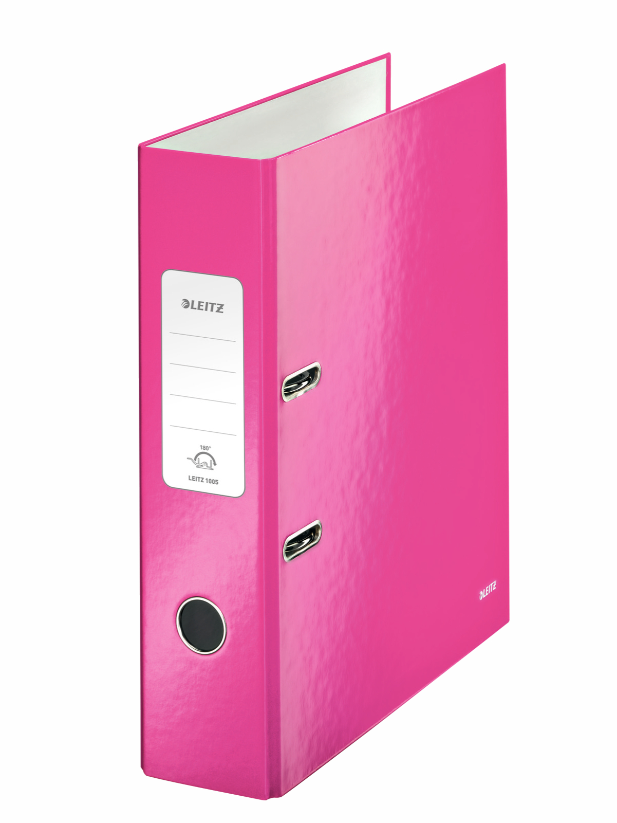 Регистратор 8см. А4 (PP) 180 Wow, метал. розов. LEITZ - фото 4