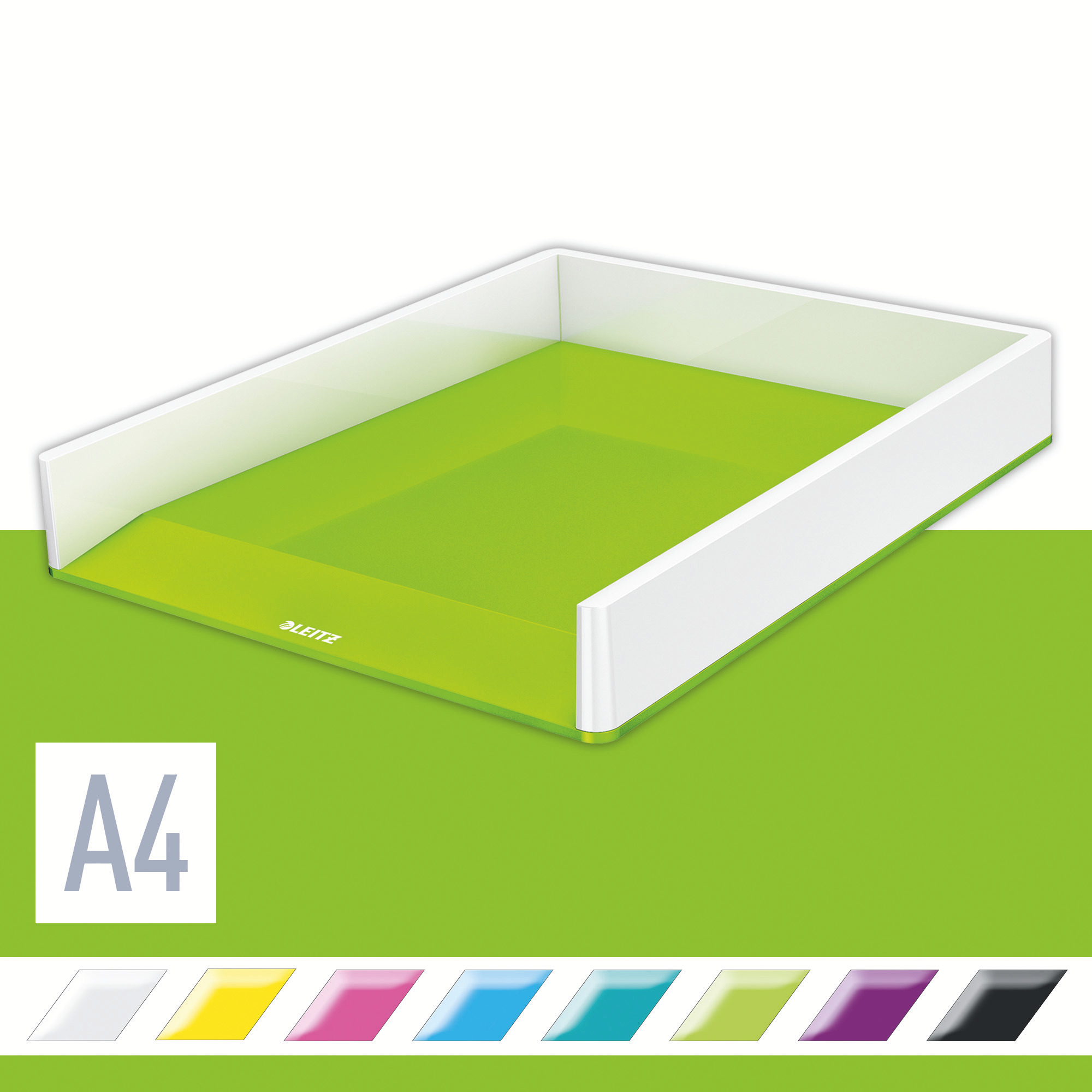 Лоток горизонтальний Wow Duo Colour, метал., зелен. LEITZ - фото 7