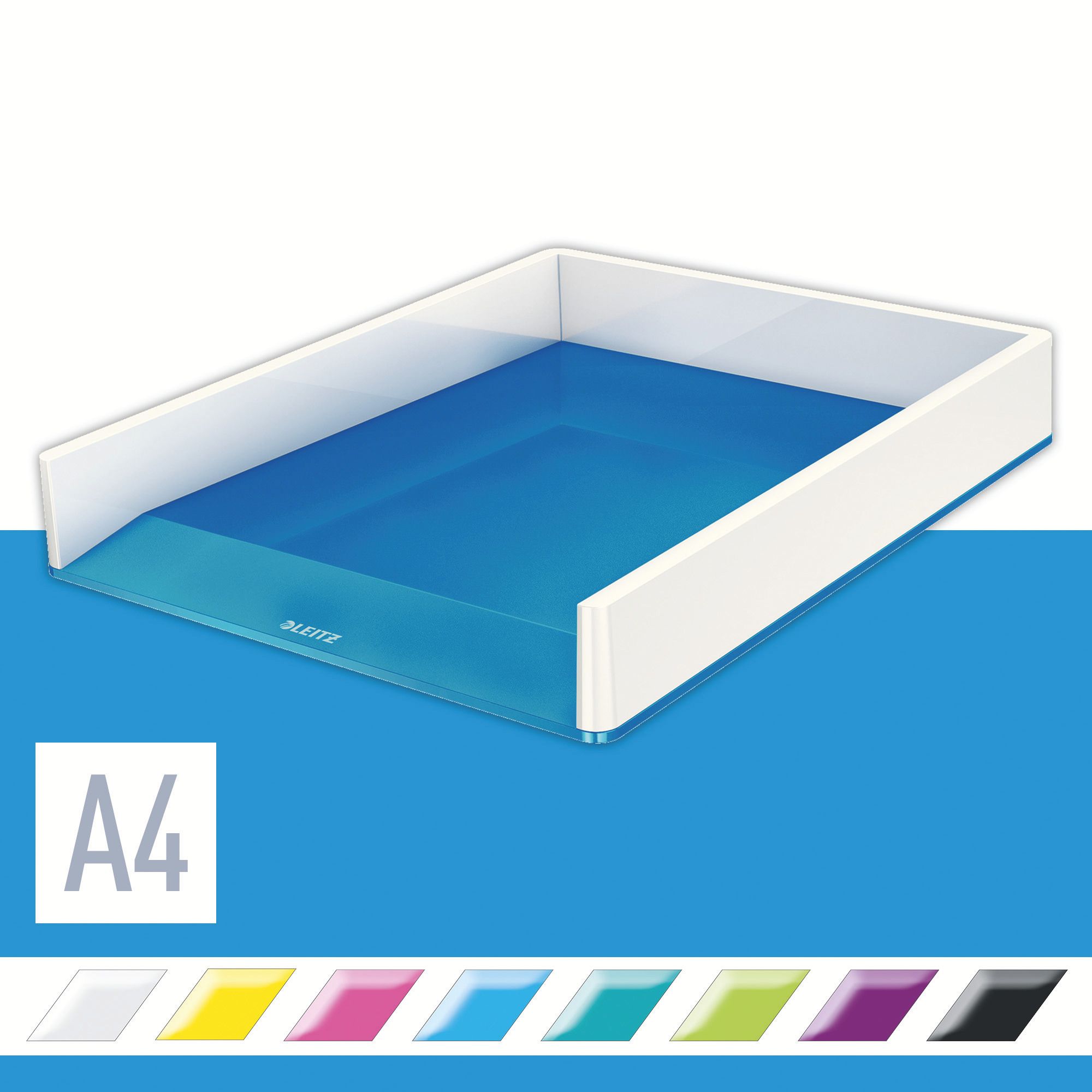 Лоток горизонтальный Wow Duo Colour, металлик, синий LEITZ - фото 6