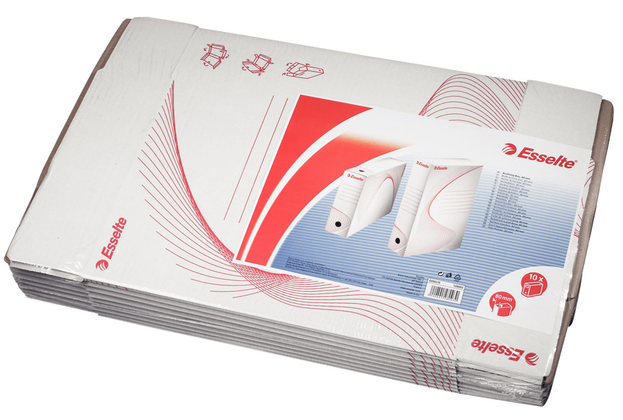 Коробка архівна А4 80мм., біл. Esselte - фото 2