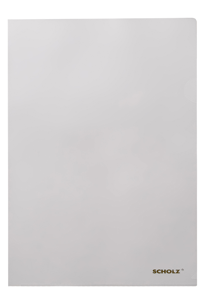 Папка-куток прозора глянсова, товщина 180мкм, прозор. Scholz - фото 1