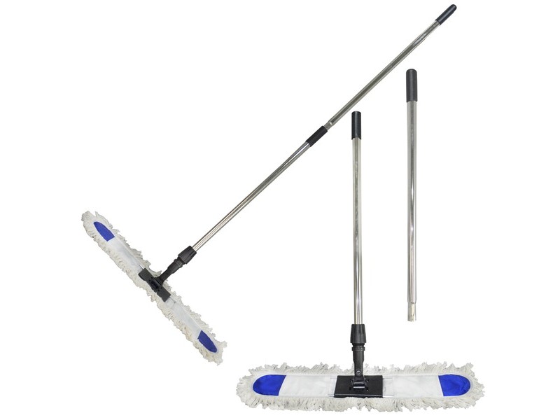 Швабра для мытья пола + хлопковая насадка 60см. Apex - фото 1