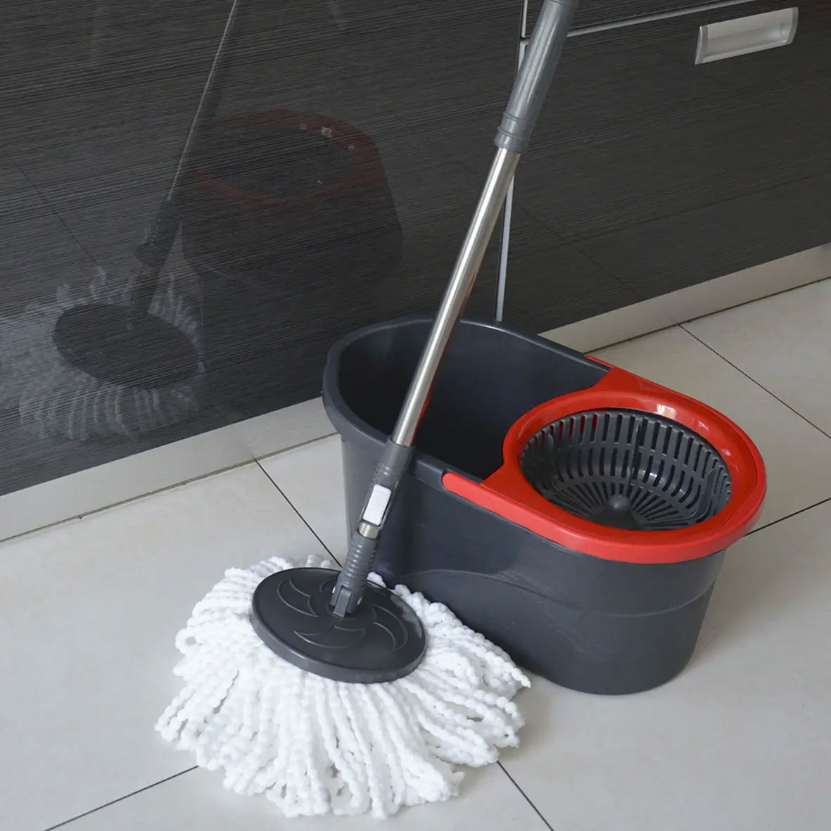 Набор для уборки LODOS.  Швабра и ведро с системой самоотжима, ассорт. Zambak Plastik - фото 6