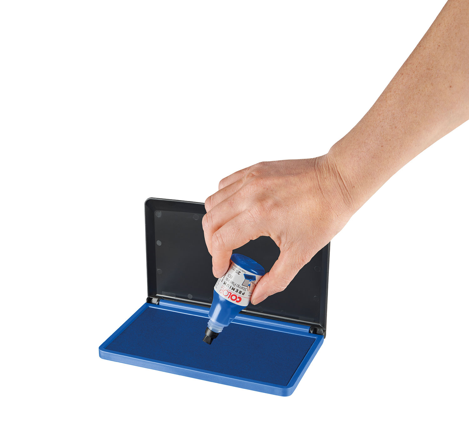 Подушка штемпельна 110*70мм., син. Colop - фото 4