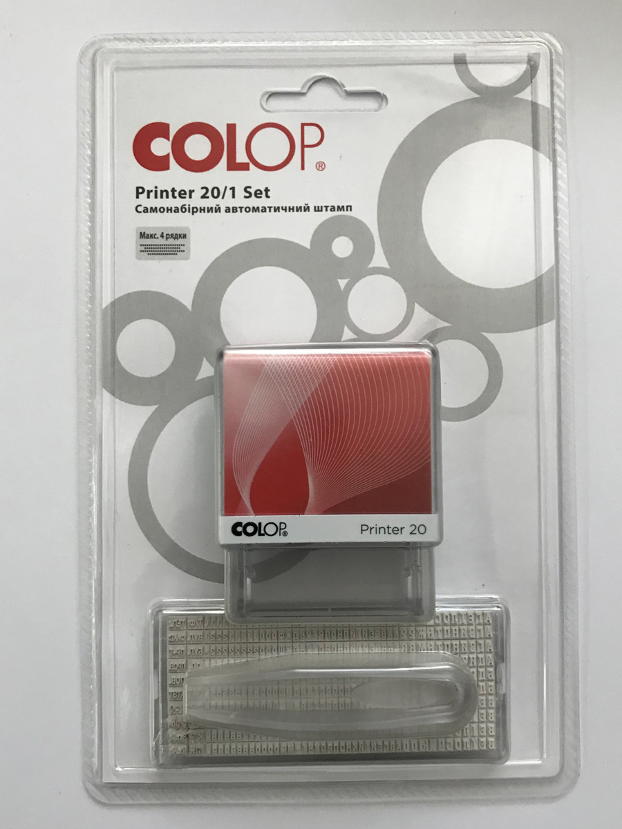 Штамп самонабірний 4-х рядковий Colop - фото 3