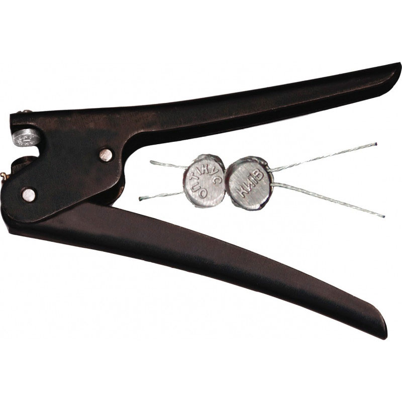 Пломбиратор для свинцовых пломб D10мм c гравировкой Украина - фото 1