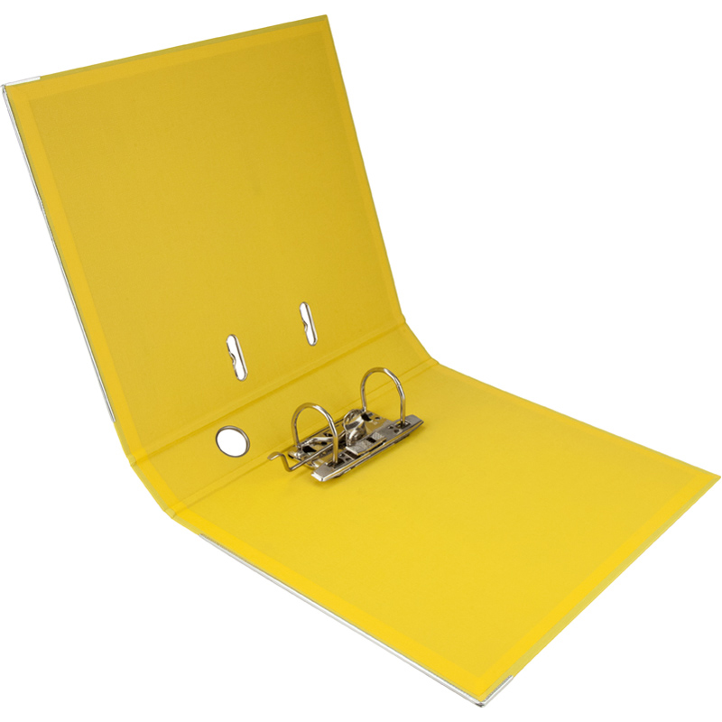 Реєстратор 5см. А4 (PP), двосторонній, жовт. Axent Delta - фото 1