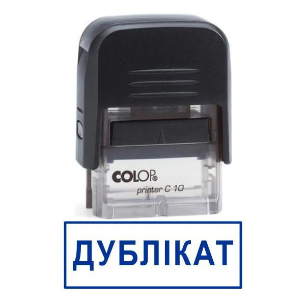 Оснастка для штампа 27х10мм., пластик., черн. Colop - фото 2
