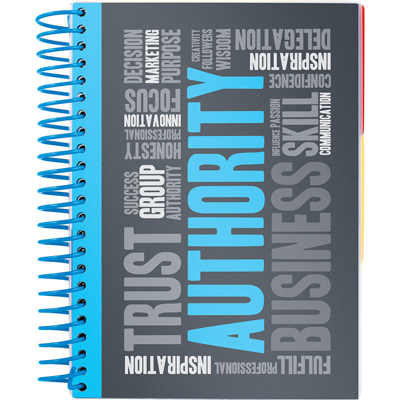 Зошит на спіралі А5, 120арк., з 3-ма розділювачами, клітинка зелен., блакит. Axent - фото 1