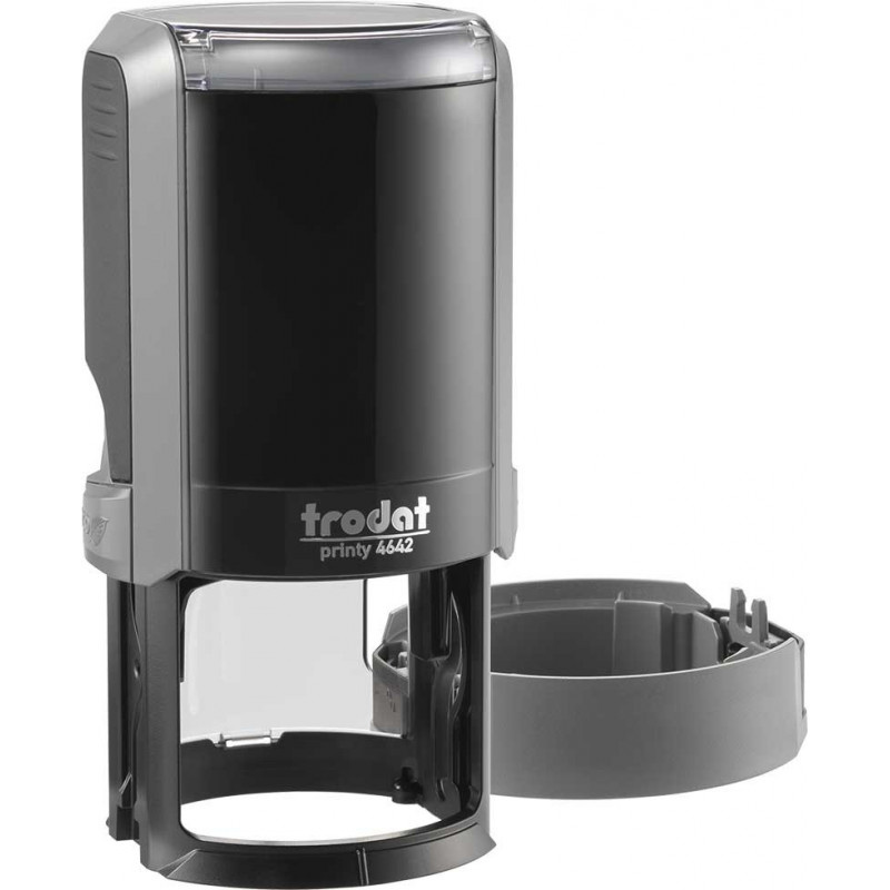 Оснастка для круглой печати, диаметр 42мм., круглый корпус, пластик. 4642, серый Trodat - фото 3