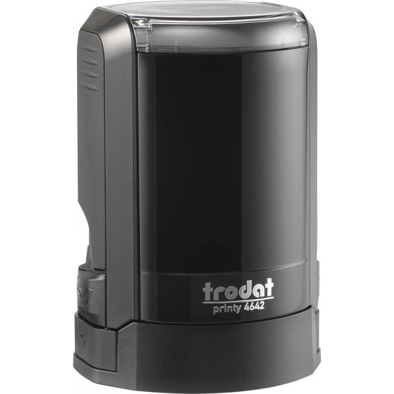 Оснастка для круглой печати, диаметр 42мм., круглый корпус, пластик. 4642, черн. Trodat - фото 3