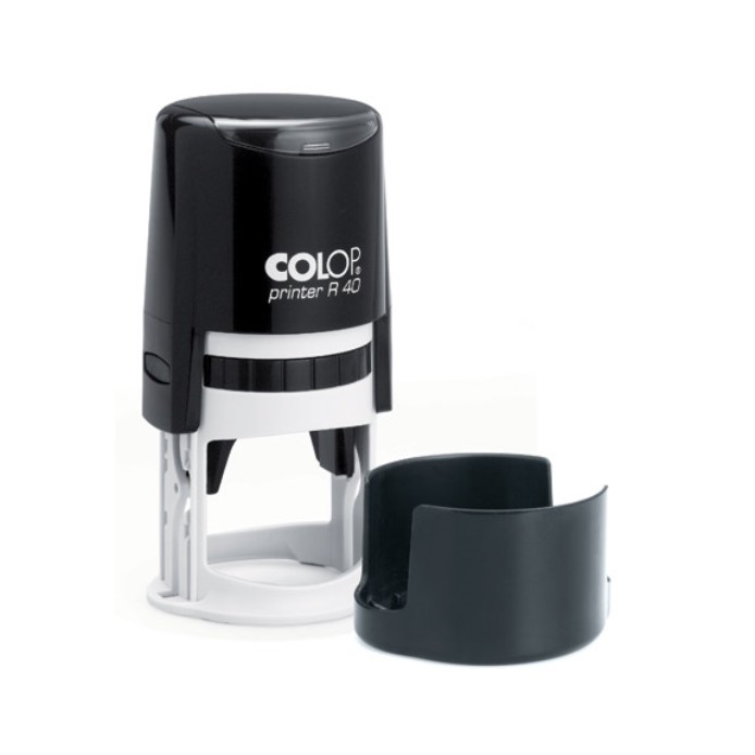 Оснастка для круглой печати, диаметр 40мм., круглый корпус, пластик., черн. Colop - фото 1