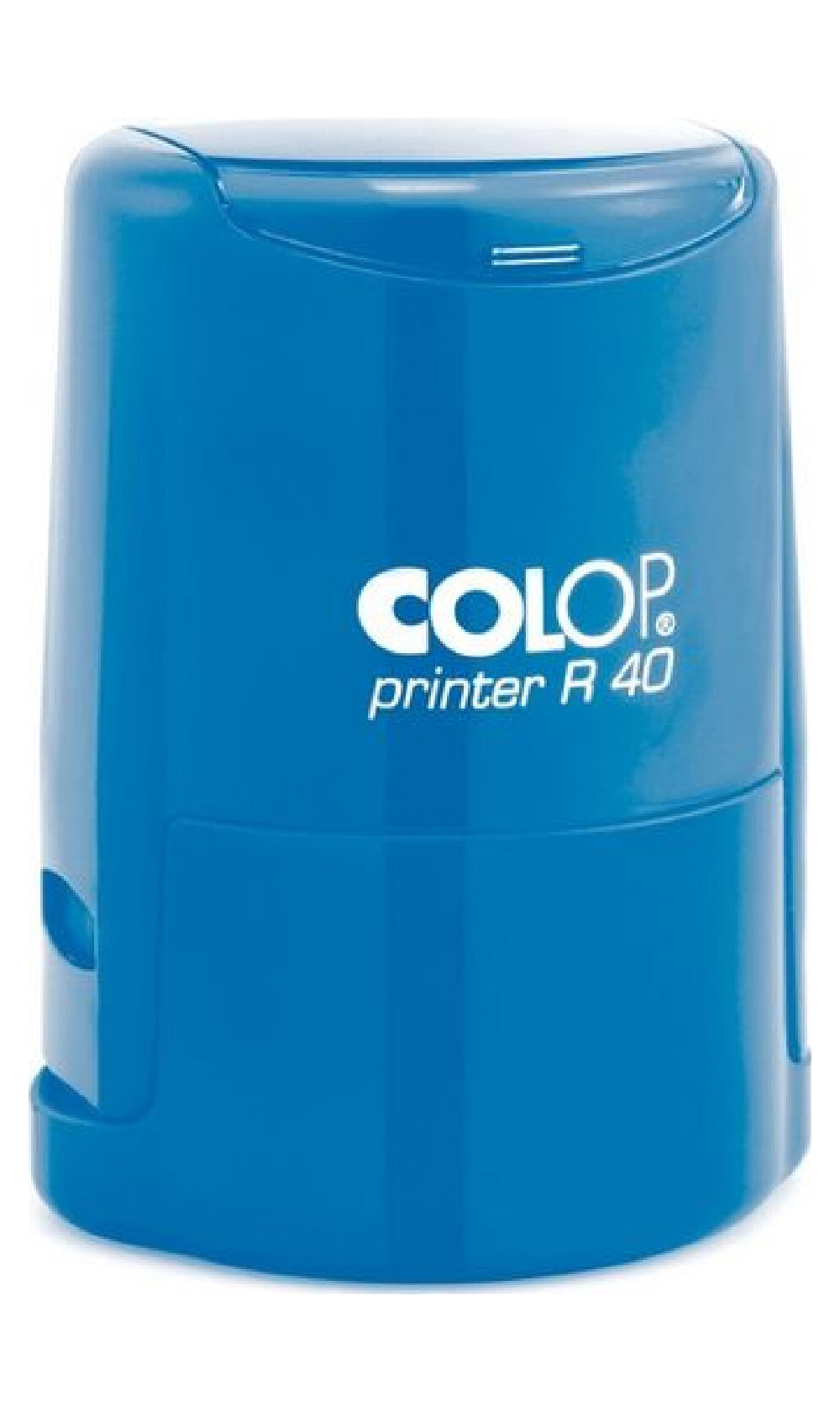 Оснастка для круглой печати, диаметр 40мм., круглый корпус, пластик., син. Colop - фото 6