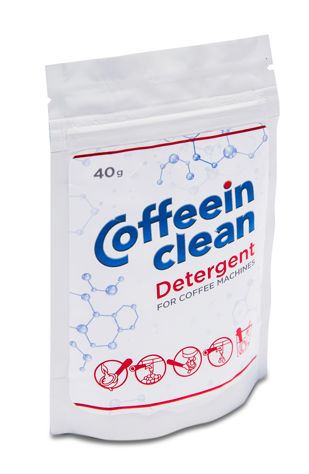 Порошок для удаления кофейных масел Coffeein clean DETERGENT, 40г. Coffeein clean - фото 1
