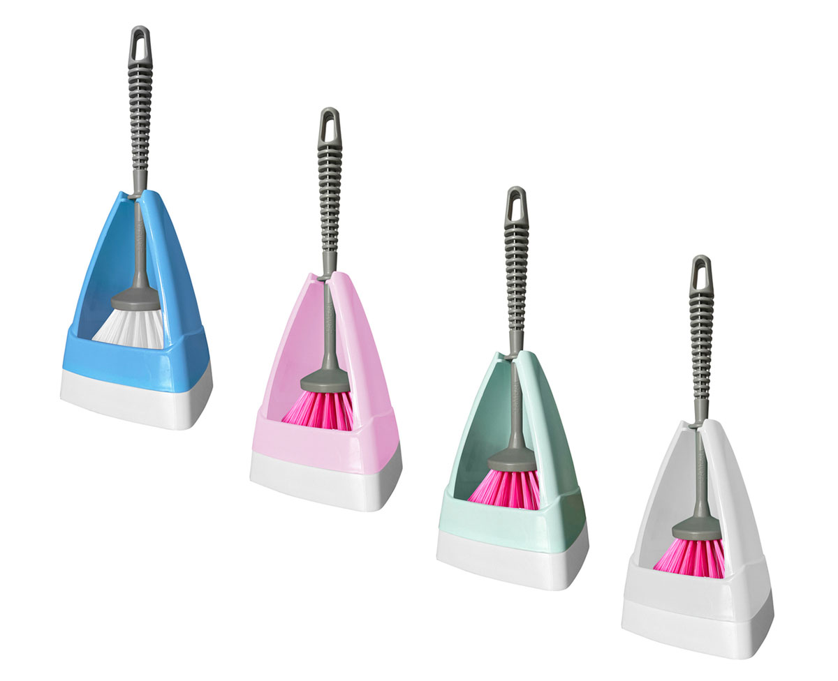 Щітка для туалета с підставкою ZP84036, пластм., асорті (8697409840362) Zambak Plastik - фото 3