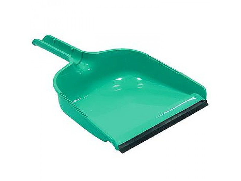 Совок для сміття з гумовою насадкою та короткою ручкою, пластиковий (ZP84169) Zambak Plastik - фото 1