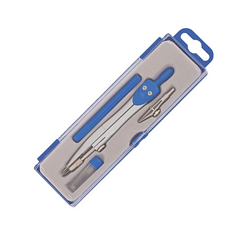 Готовальня Basis 4 предмета, блакит. ZiBi - фото 1