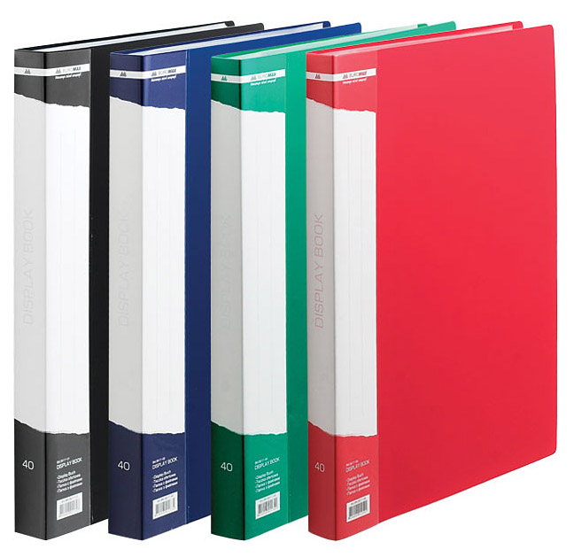 Папка на 40 файлов, ассорт. BuroMax - фото 1