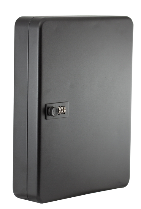 Сейф настінний для 57 ключів металевий, чорн. BuroMax - фото 2