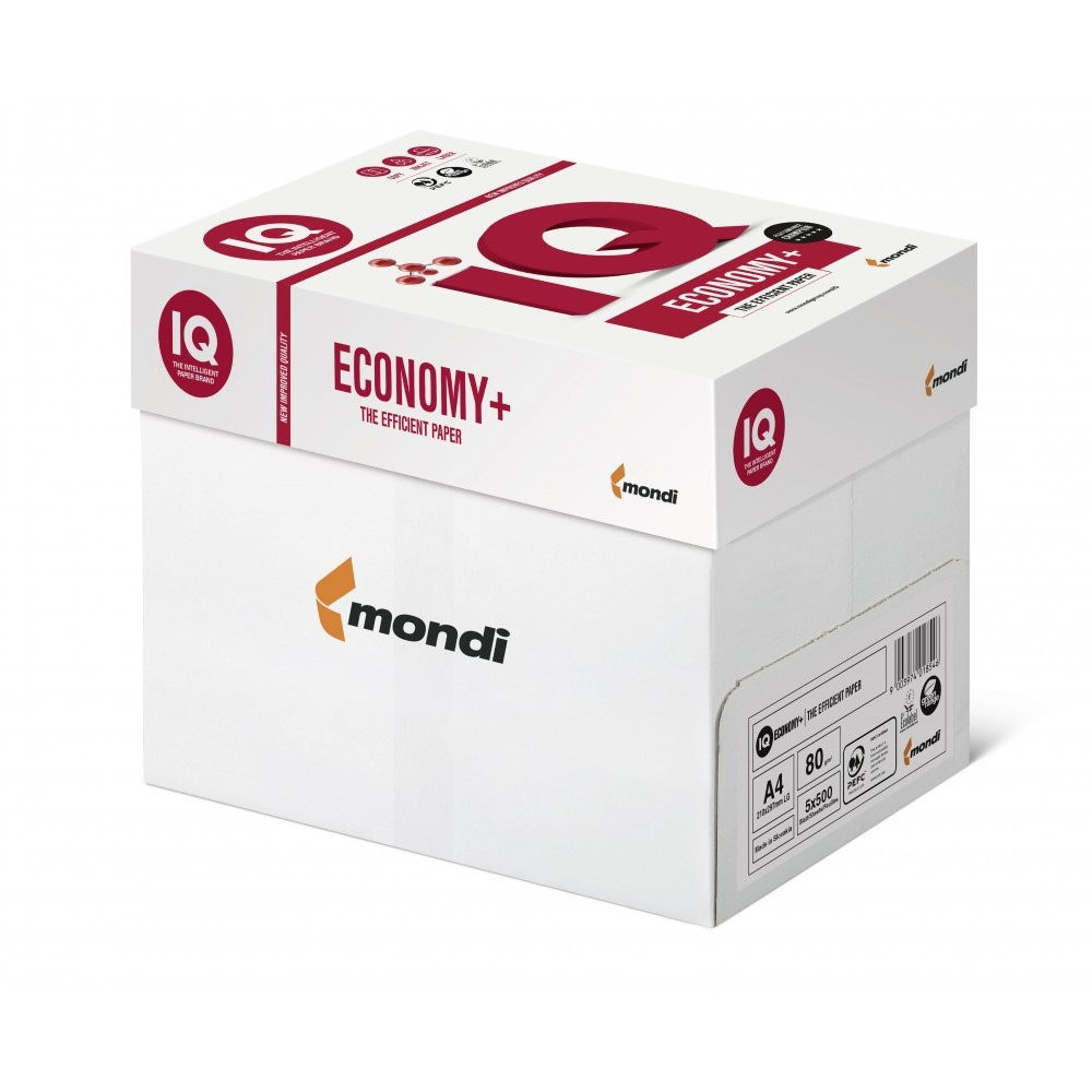 Бумага А4 80гр./м2. 500 листов IQ Economy Mondi - фото 2