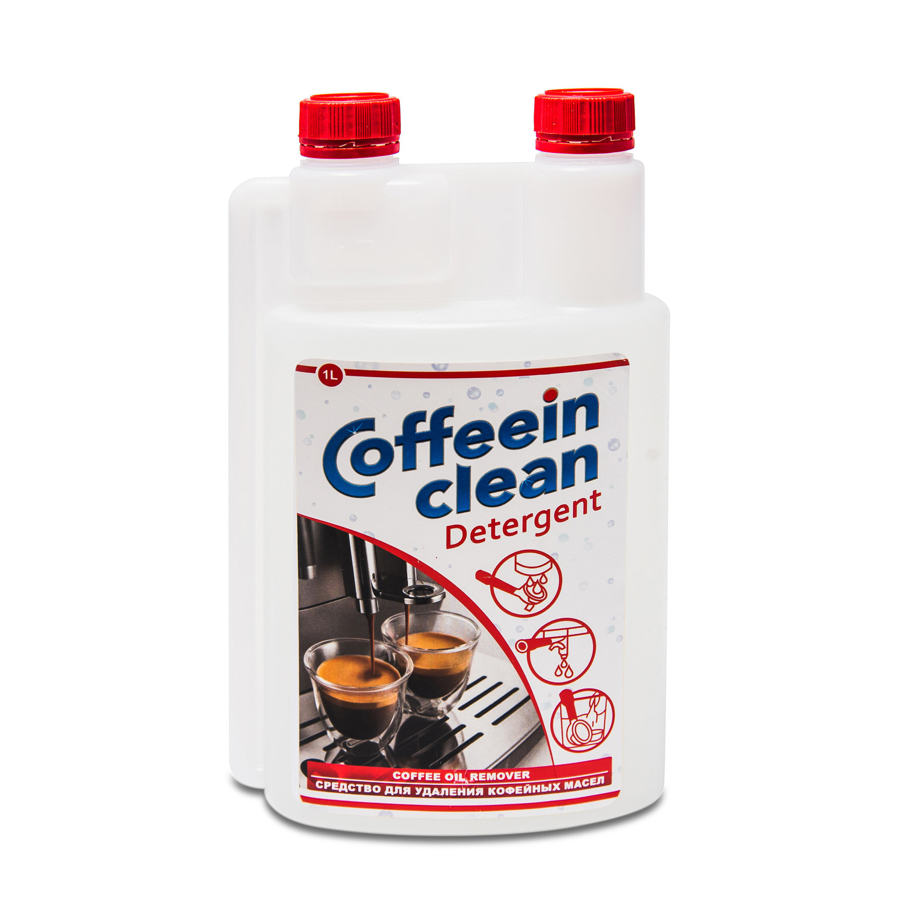 Рідина для видалення кавових масел Coffeein clean DETERGENT, 5л. Coffeein clean - фото 1