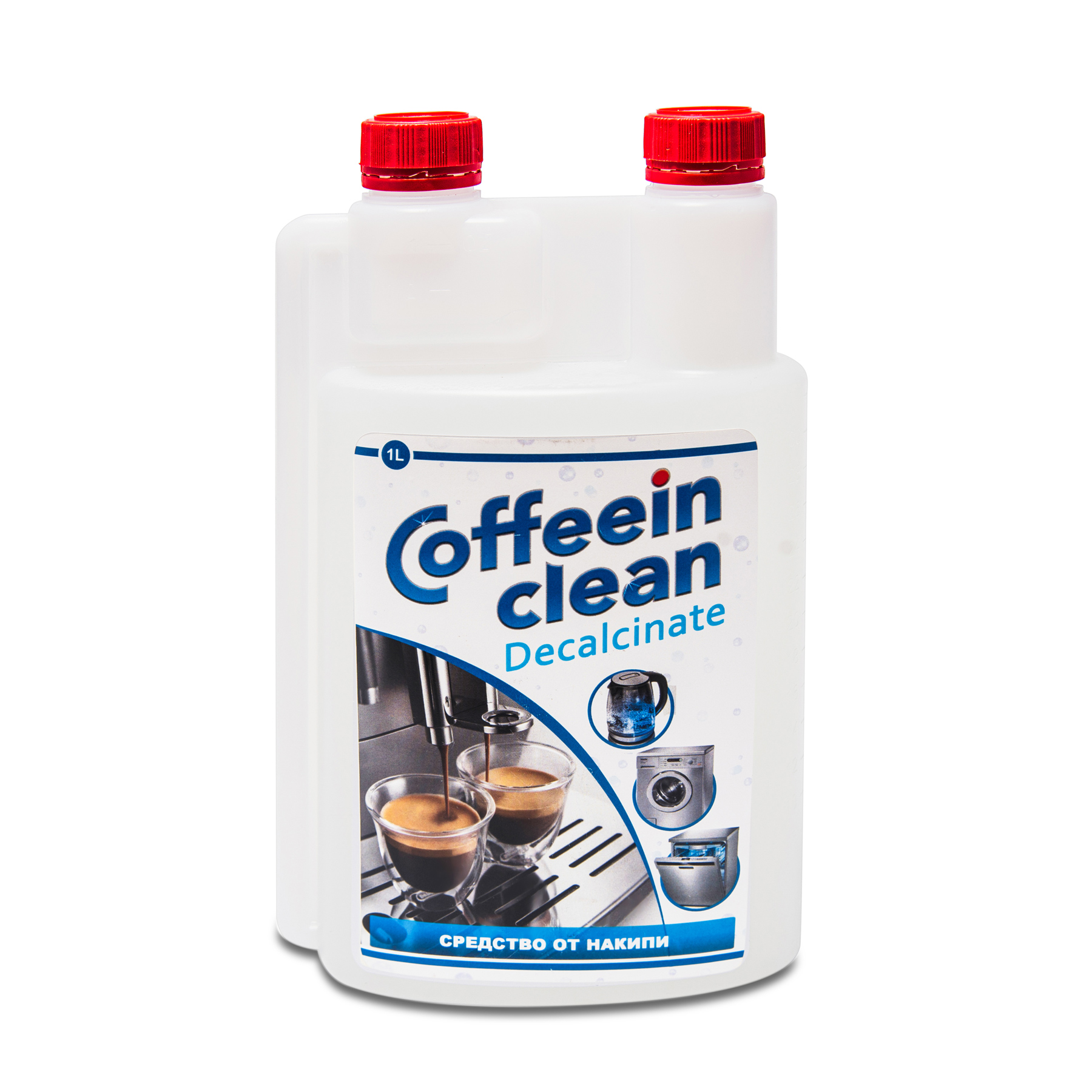 Жидкость для удаления накипи в кофемашине Coffeein clean DECALCINATE, 1л Coffeein clean - фото 1