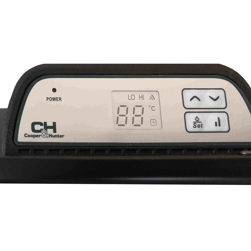 Обогреватель конвекторный C&H DOMESTIC BLACK  CH-1500 ED, 0,75/1,5кВт, электр. управление, черн. Cooper&Hunter - фото 4
