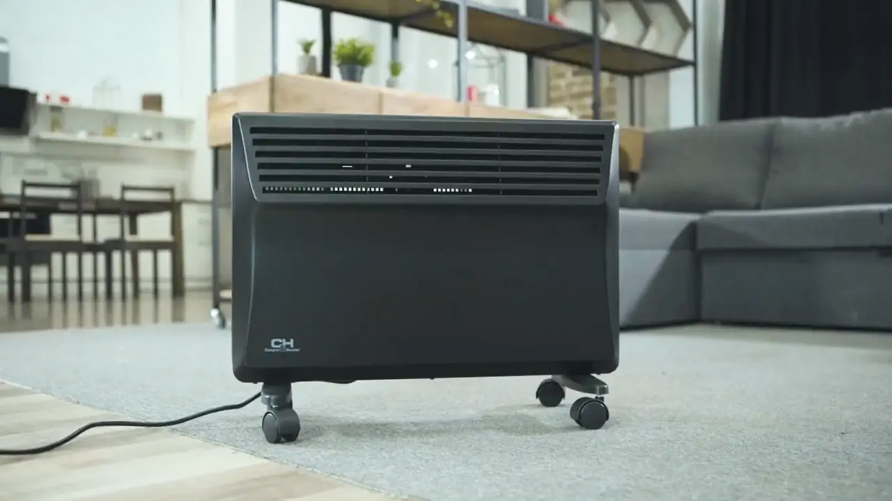 Обогреватель конвекторный C&H DOMESTIC BLACK  CH-1500 ED, 0,75/1,5кВт, электр. управление, черн. Cooper&Hunter - фото 5