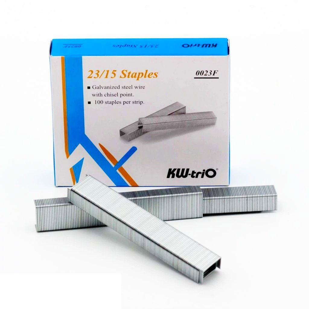Скобы для степлера 23/15, 1000шт/уп., до 120 листов (0023F) KW-Trio - фото 4