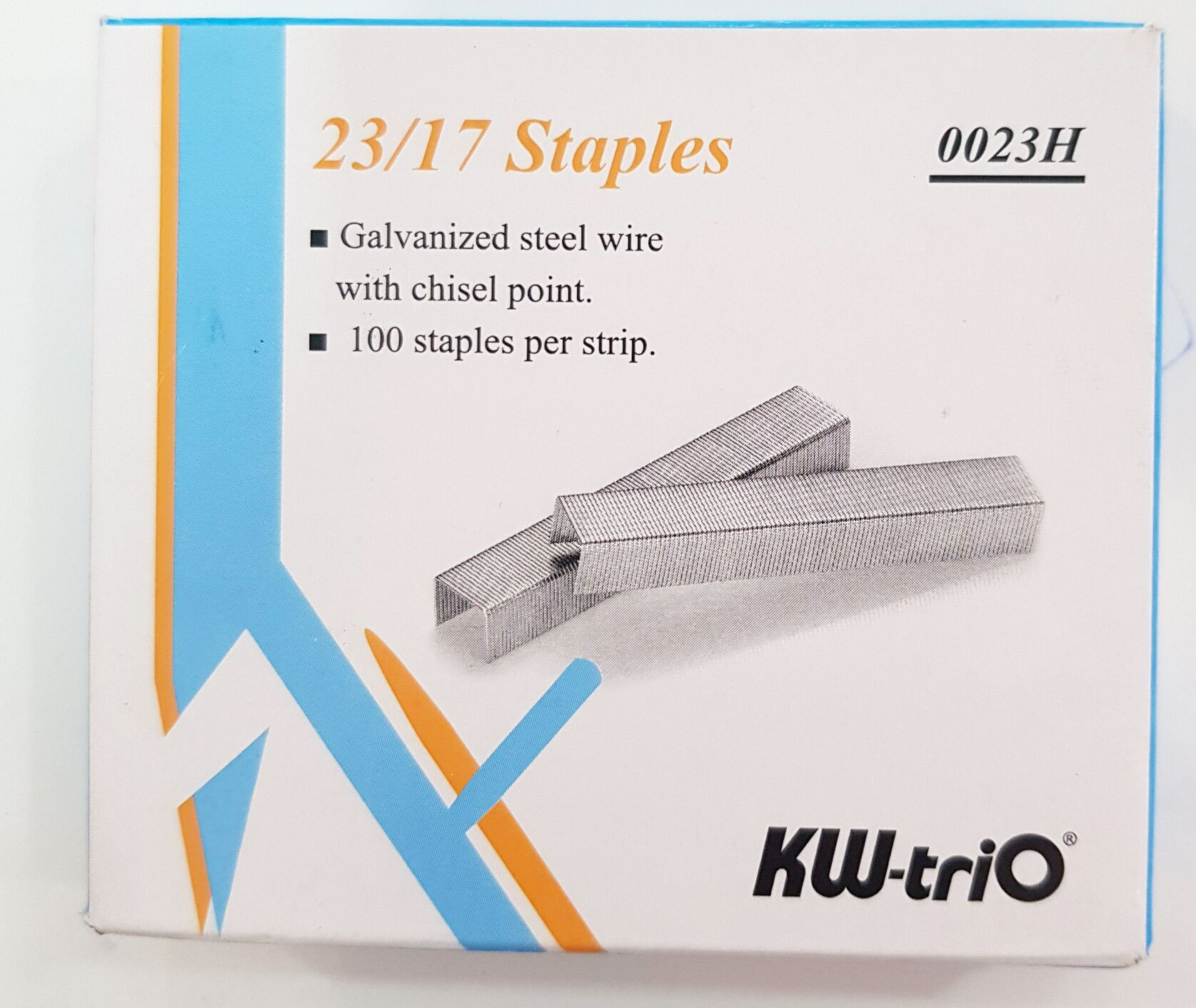 Скобы для степлера 23/17, 1000шт/уп., до 140 листов (0023H) KW-Trio - фото 4