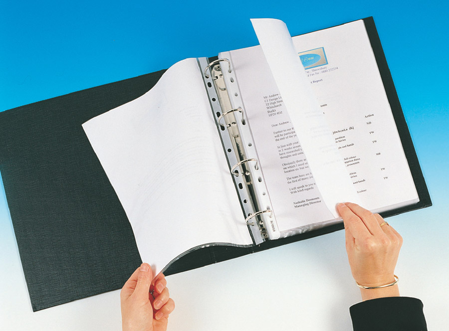 Файл матовый А4, 43мкм., верхний разрез, 100шт./уп., прозр. Esselte - фото 7