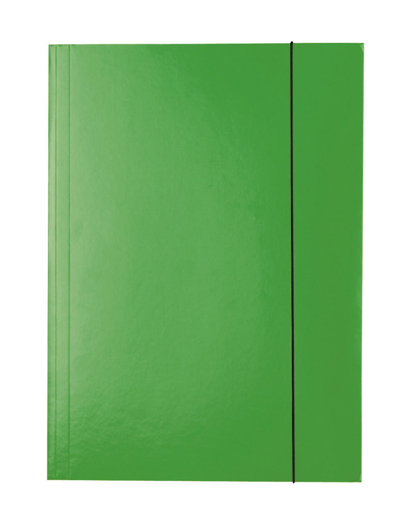 Папка на гумці  А4, картон, зелен. Esselte - фото 1