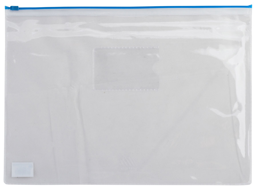 Папка-конверт на молнии А4, син. BuroMax - фото 2