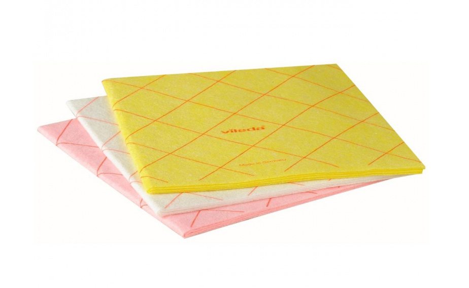 Салфетка вискозная универсальная для уборки All Purpose Cloth, 40*38см., 3шт/уп., ассорт. Vileda - фото 3