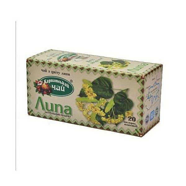 Чай Липа, 20пак. по 1,35г Карпатський - фото 1