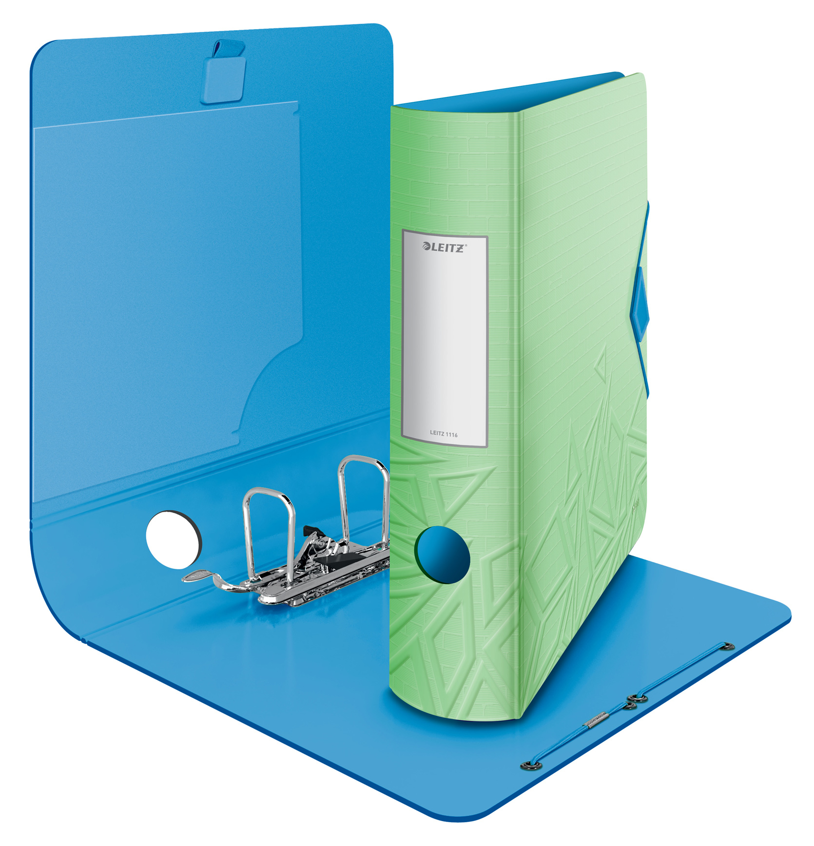 Реєстратор 8.2см. А4 (PP) Active Urban Chic 180°, зелен. LEITZ - фото 4