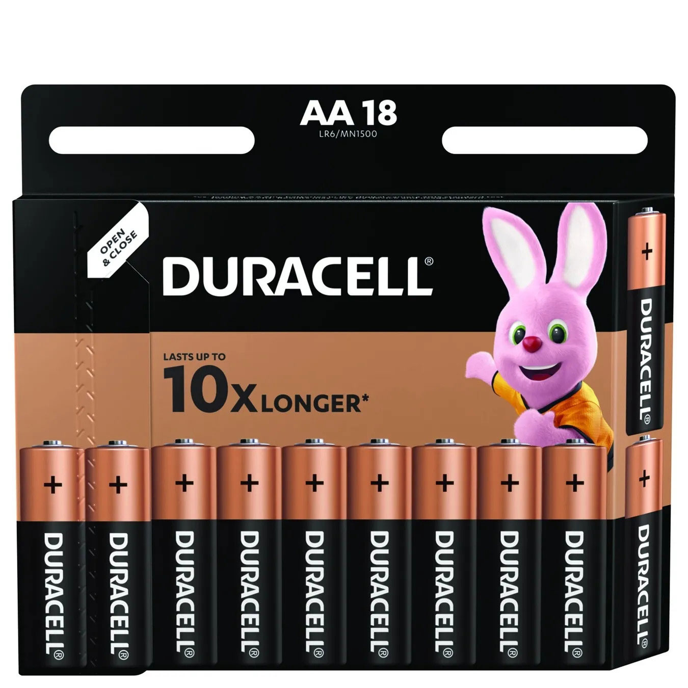 Батарейка LR6/АА/MN1500 Basic, 18шт./уп. Duracell - фото 6