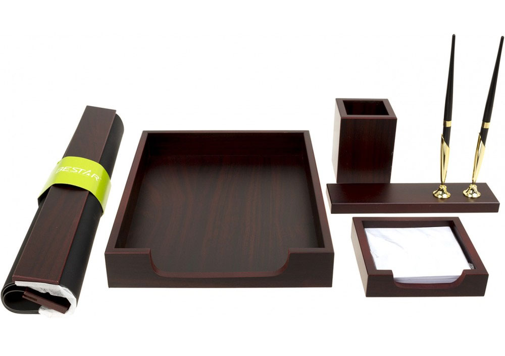 Набір настільний з дерева 5 предметів SMSRT, 