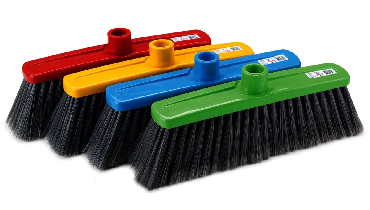 Щетка для уборки помещений, 25см., высота щетины 75мм., мягкая, ассорт. Uctem - фото 2