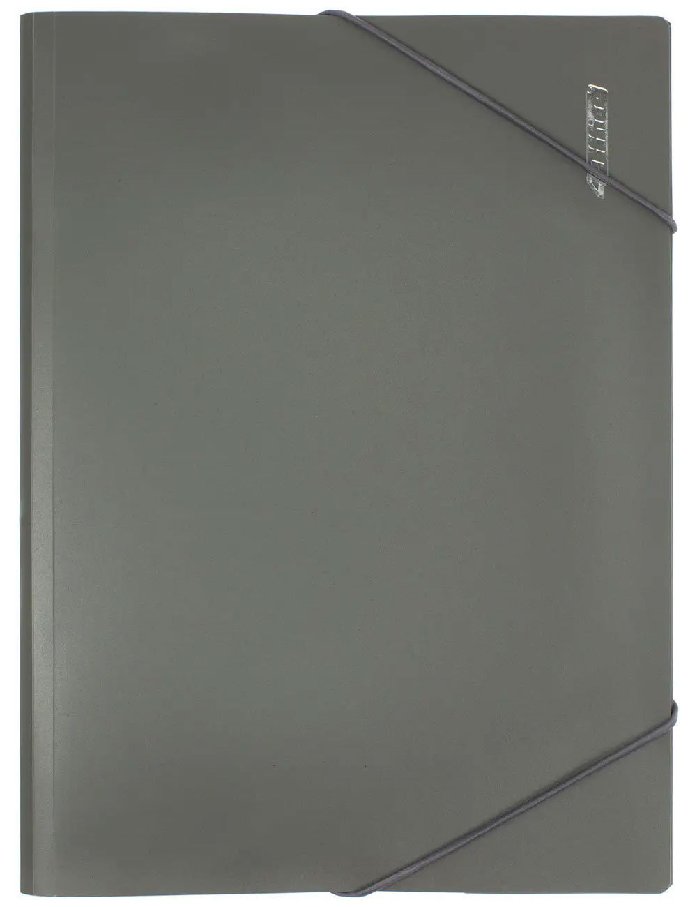 Папка на резинках А4, пластик, сер. 4Office - фото 2