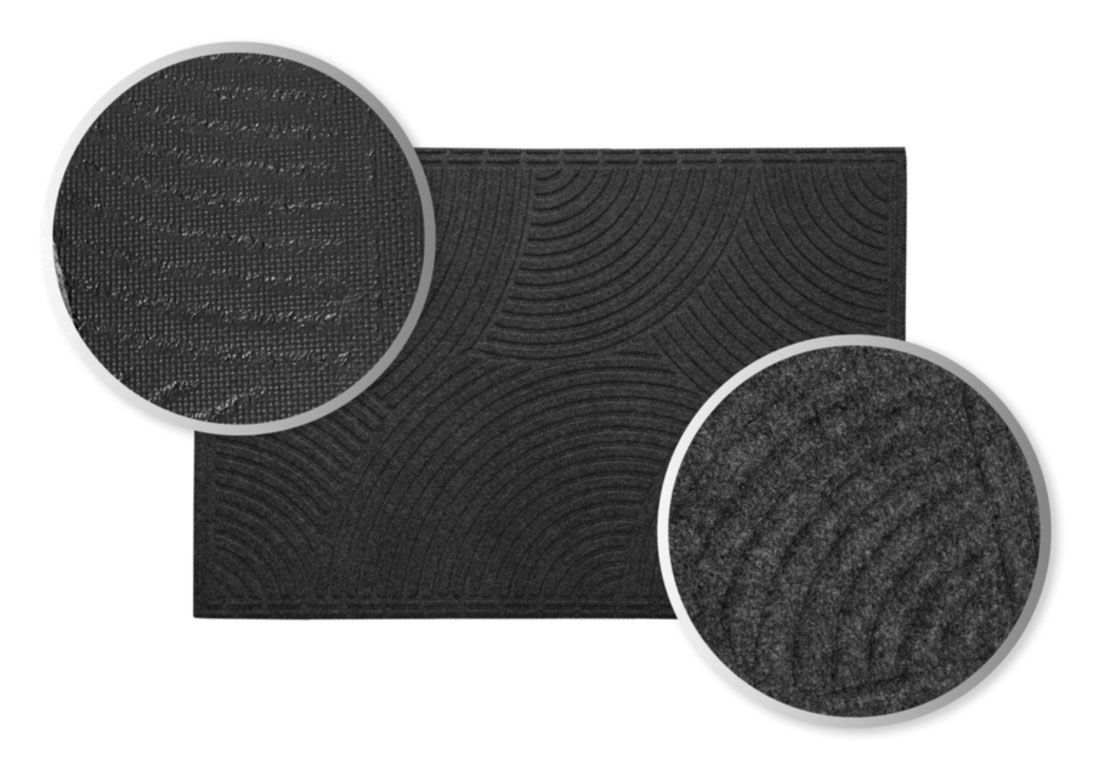 Килимок під двері 60*90см, без кромки, з візерунком 