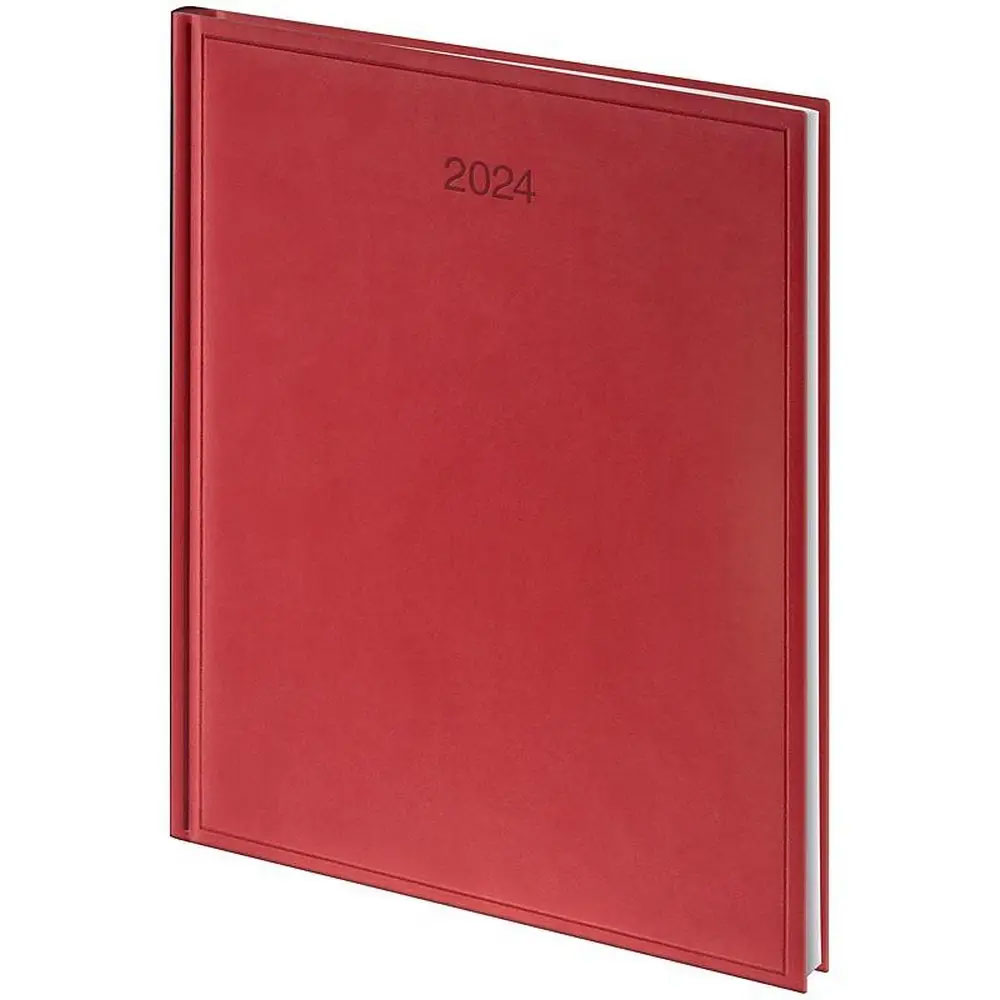 Щотижневик датований 2024 Бюро Torino, сліпе тиснення, черв. Brunnen - фото 3