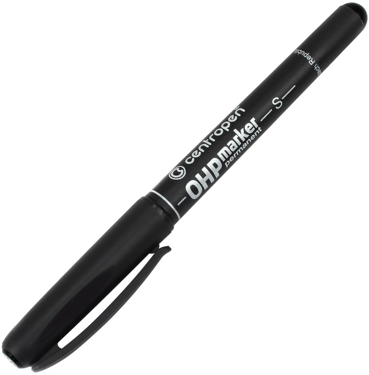 Маркер перманентный, круглое острие 0,3мм. (S) 2634, черн. Centropen - фото 1
