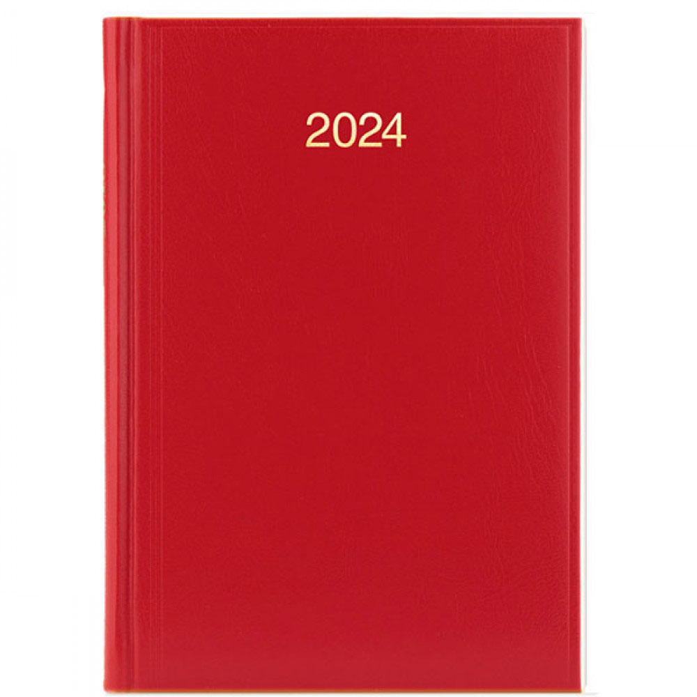 Ежедневник датированный Стандарт 2024 Miradur, золотое тиснение, красн. Brunnen - фото 3