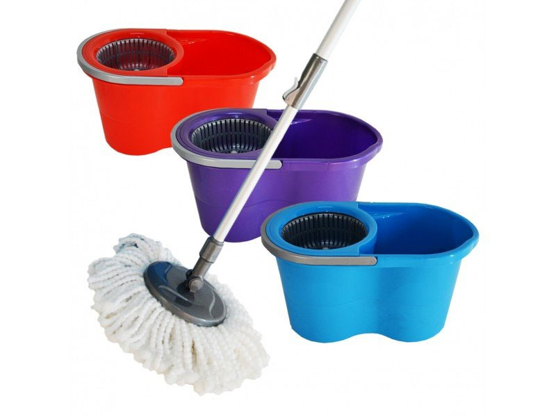 Набір для прибирання Magic Mop. Швабра та відро з з системою самовіджиму, асорті Zambak Plastik - фото 2